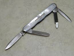 Maybe you would like to learn more about one of these? E C Simmons St Louis Keen Kutter Pearl Etched 4 Blade Gentleman S Pen Knife