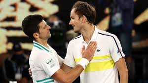 Djokovic sears into aussie open second round with thiem and djokovic plays adelaide exhibition despite blistered hand. Tlcgoqkxm0yomm