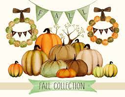 Fall Clipart Thanksgiving Clipart Fall Digital Clipart Fall Etsy Digital Clip Art Clip Art Etsy