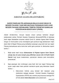 Semua permohonan hendaklah menggunakan borang permohonan yang telah disediakan oleh pihak majlis agama islam selangor anda boleh muatturun di pautan yang kami telah sediakan dibawah. Rela Daerah Jerantut A Twitter Pemakluman Garis Panduan Pelaksanaan Majlis Akad Nikah Di Negeri Pahang Yang Melibatkan Pasangan Dari Luar Negeri Pahang Sepanjang Tempoh Perintah Kawalan Pergerakan Bersyarat Pkpb Berkuatkuasa Serta Merta