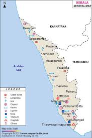 3 types of kerala map, india. Kerala Mineral Map Mineral Resources Of Kerala