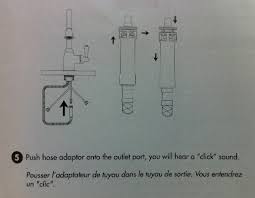 uberhaus kitchen faucet  hose adapter