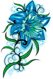 Future Tattoo With Julie S Name December Flower And Turquoise Daffodil Tattoo Design By 13star Tatoeageonwerpen Achtergrond Iphone Projecten Om Te Proberen