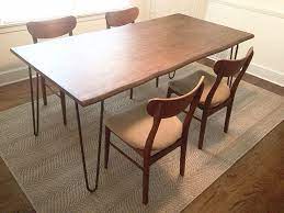 Try the craigslist app » android ios cl. Cost Plus World Market Flynn Hairpin Dining Table Paired With Mid Century Modern Chairs From Craigsli Dining Table Dining Room Inspiration Hairpin Dining Table