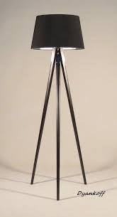 Handmade Tripod Floor Lamp Wooden Stand In Black Color Drum Lampshade Different Colors Lampshades Model Zana Ii More Elegant Stylish In 2020 Tripod Floor Lamps Tripod Floor Floor Lamp