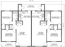 Even small two bedroom house plans can seem more spacious and luxurious with the addition of a front porch or elevations. Two Bedroom Duplex Marceladick House Plans 105269