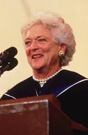 When Barbara Bush Visited Wellesley