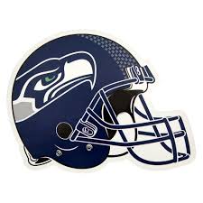Nfl Seattle Seahawks Small Outdoor Helmet Decal In 2020 Nfl Seattle Black Helmet Seattle Seahawks