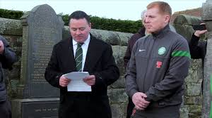The final thought on the tragic events of september 1931 is to remember the. Celtic Fc First Team Visit John Thomson Grave Youtube