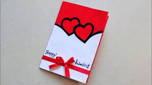 I have always wanted to know how to make a card with one of my drawings on the front. Valentine Day Handmade Card Idea How To Make Diy Card For Valentine Day Valentines Day Cards Handmade Cards Handmade Valentine Cards Handmade