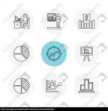 royalty free vector 26253032 chart graph percentage navigation share money