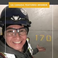 Raven Hillenbrand, Instructor with UA Local 170 and Red Seal Plumber with a  Gas “B” Fitter certification, is giving back to future generations and  passing