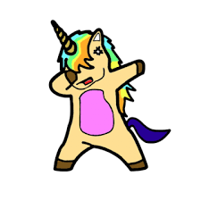 Unicorn Pose Dabbing Unicorn Funny Png And Psd Png Images Unicorns Png Funny Illustration