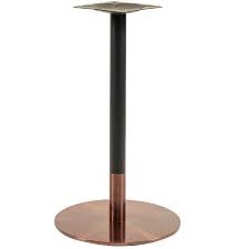 Check spelling or type a new query. Vintage Copper Rose Gold Table Bases With Black Column Large Table Base