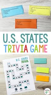 Free online interactive quizzes on us geography know more about united states of america us states us map us presidents us geography us history and us sport with syvum quiz games. Us States Printable Trivia Game Learn In Color