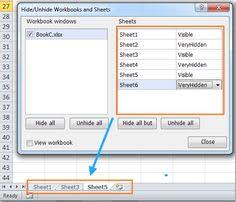 How To Make The Worksheet Very Hidden And Visible In Excel Excel Tutorials Excel Microsoft Excel Formulas