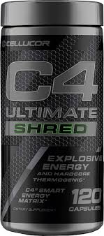 Amazon Com C4 Ultimate Shred Pre Workout Capsules Weight Loss Supplement For Men Women With Ginger Root Extract 120 Capsules Health Household