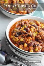 Panera Turkey Chili Recipe Copycat Recipe Chili Recipe Turkey Turkey Chili Recipe Easy Turkey Chili