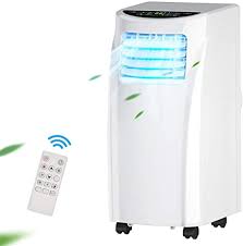 This portable air conditioner window vent kit offers you full thermostatic control over temperatures lying the range of 61 to 89 degrees fahrenheit. Amazon Com Costway Portable Air Conditioner 8000 Btu Air Conditioner Unit With Remote Control Dehumidifier Function Window Wall Mount 4 Caster Wheel Sleep Mode And 2 Fan Speed Home Kitchen