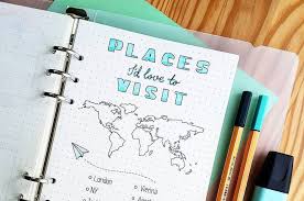 Chaque fois que nous rentrons d'un voyage notre esprit est rempli de mémoires précieuses que nous espérons chérir à jamais. Preparer Vos Futurs Voyages Grace A Votre Bullet Journal