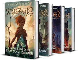 The series consists of four books, on the edge of the dark sea of darkness, north! The Wingfeather Saga Andrew Peterson