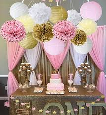 Find great deals on ebay for party decorations pink. Baby Shower Decor For Girls Birthday Party Decoration Pink Import It All
