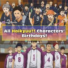 Has officially come to an end with chapter 402 of the series, and one of the coolest things it does is complete a final arc that sent the series several years forward into the future. All Haikyuu Characters Birthdays Official Hq Images