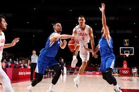 In the national basketball association (nba), the court is 94 by 50 feet (28.7 by 15.2 m). Czech Republic Tops Iran 84 78 In Olympic Basketball Opener Arab News