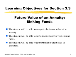 ppt learning objectives for section 3