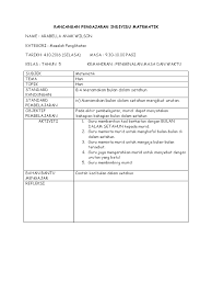 Perkongsian ilmu pusat perkhidmatan pendidikan khas 3pk. Rancangan Pengajaran Individu Matematik
