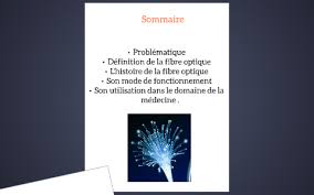 Comment se déroule une installation fibre optique ? La Fibre Optique Principe Er Application En Medecine By Cabezas Emma