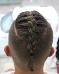 Short Sides With Fishtails In 2020 Mens Braids Hairstyles Viking Hair Braided Hairstyles