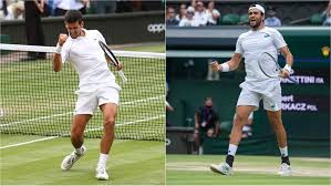 A look at the road to the wimbledon final for serbia's novak djokovic and italy's matteo berrettini ahead of sunday's title showdown on centre court: Lotoolegh3frtm