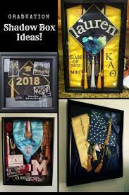 Graduation Shadow Box Ideas Fun Diy Or Great Gift Idea Graduation Grad Party Ad Diy Gift Gifti Shadow Box Graduation Graduation Box Graduation Display