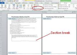 Accommodate Different Headers And Footers In A Word Document Microsoft Word Document Words Header