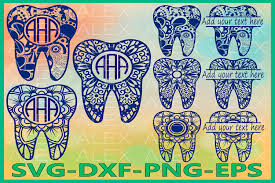 Mandala icons and vector packs for sketch, adobe illustrator, figma and websites. Tooth Monogram Tooth Mandala Graphic By Alexsvgstudio Creative Fabrica