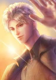 Hello! I tried my best to draw Sylus in free-hand style for his birthday!  He's one of my comfort character... 🎂🎉🩵