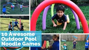 Diy Outdoor Games For Summer Best Pool Noodle Games For Kids Outdoor Games For Toddlers And Prek Youtube