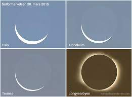 Après quatre pièces d'erik satie Total Delvis Solformorkelse 20 Mars 2015 Himmelkalenderen