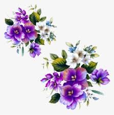 Floral prints on a dark background will bring an element of mystery to your designs. Purple Flower Png Images Transparent Purple Flower Image Download Pngitem