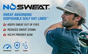Wear a performance hat or visor. No Sweat Golf Hat Liner Cap Protection Prevent Hat Stains Rings Moisture Wicking Headband Sweatband Hat Saver Protection Prevention Cooling Towel Effect Buy Online At Best Price In Uae