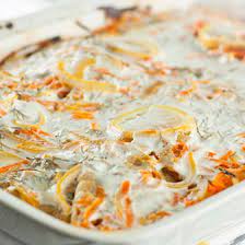 Baked White Fish Recipe With Greek Yogurt Onion Carrot Dill And Lemon That Is Easy Healthy And The White Fish Recipes Baked Fish Casserole Recipes Recipes