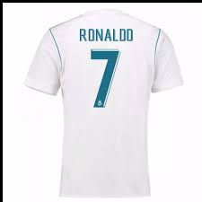 The latest real madrid shirts are available with professional printing for your favourite galactico, including ronaldo, gareth bale and sergio ramos. 2017 18 Real Madrid Home Shirt Kids Ronaldo 7 B31113 94918 88 17 Teamzo Com