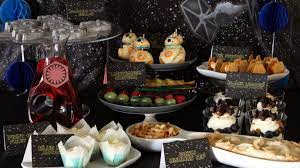 A quick google or pinterest search will reveal thousands, millions of star wars food ideas for your star wars party. Star Wars The Force Awakens Party Starwars Com
