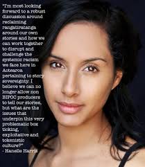 Have you registered for this Thursday's 'Story Sovereignty Round Table'?  Meet our first panellist, Hanelle Harris! Hailing from the valleys of  Hutoia in the Far North, Hanelle is of Māori (Ngāpuhi, Ngāti