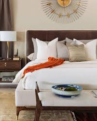 Thomasville Ellen Degeneres Wilshire Walnut California King Upholstered Bed King Upholstered Bed Mid Century Modern Bedroom Modern Bedroom