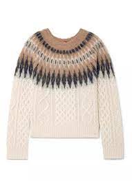 the best faire isle sweaters for chic winter style editorialist ざっくりしたニット ファッションスタイル ニット トップス