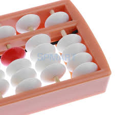 Us 5 93 29 Off 13 Rods White Beads Soroban Abacus Arithmetic Number Counting Educational Toy In Math Toys From Toys Hobbies On Aliexpress