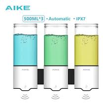 Manual wall mount soap dispenser new 1000ml commercial size for bathroom black. China Ak1212 Oem 500ml 3 Automatic Wall Mount Bathroom Soap Dispenser Set For Shampoo And Shower Gel China Bathroom Soap Dispenser Set Dispenser Soap Automatic