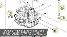 KTM Motorcycle OEM Parts Finder - YouTube